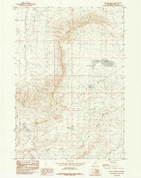 Oregon Basin Wyoming Historical topographic map, 1:24000 scale, 7.5 X 7.5 Minute, Year 1985
