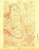 Oregon Basin Wyoming Historical topographic map, 1:62500 scale, 15 X 15 Minute, Year 1913