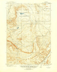 Oregon Basin Wyoming Historical topographic map, 1:62500 scale, 15 X 15 Minute, Year 1913