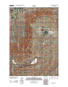 Oregon Basin Wyoming Historical topographic map, 1:24000 scale, 7.5 X 7.5 Minute, Year 2012