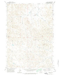 Oriva NW Wyoming Historical topographic map, 1:24000 scale, 7.5 X 7.5 Minute, Year 1971