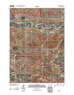 Orpha Wyoming Historical topographic map, 1:24000 scale, 7.5 X 7.5 Minute, Year 2012