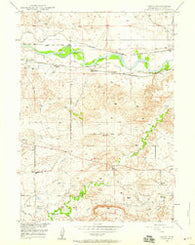 Orpha Wyoming Historical topographic map, 1:24000 scale, 7.5 X 7.5 Minute, Year 1949