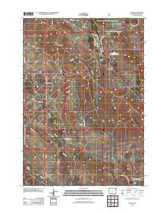 Osage Wyoming Historical topographic map, 1:24000 scale, 7.5 X 7.5 Minute, Year 2012