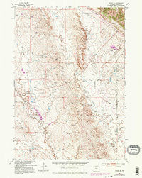 Osage SE Wyoming Historical topographic map, 1:24000 scale, 7.5 X 7.5 Minute, Year 1951