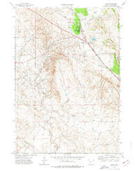 Osage Wyoming Historical topographic map, 1:24000 scale, 7.5 X 7.5 Minute, Year 1972