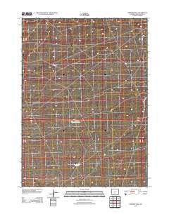 Osborne Well Wyoming Historical topographic map, 1:24000 scale, 7.5 X 7.5 Minute, Year 2012