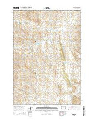 Oshoto Wyoming Current topographic map, 1:24000 scale, 7.5 X 7.5 Minute, Year 2015