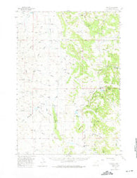 Oshoto Wyoming Historical topographic map, 1:62500 scale, 15 X 15 Minute, Year 1957