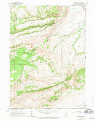 Otter Creek Wyoming Historical topographic map, 1:24000 scale, 7.5 X 7.5 Minute, Year 1960
