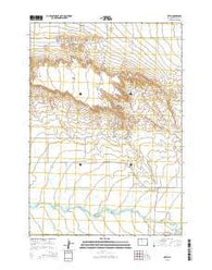 Otto Wyoming Current topographic map, 1:24000 scale, 7.5 X 7.5 Minute, Year 2015