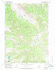 Ouzel Falls Wyoming Historical topographic map, 1:24000 scale, 7.5 X 7.5 Minute, Year 1967