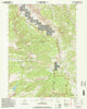 Ouzel Falls Wyoming Historical topographic map, 1:24000 scale, 7.5 X 7.5 Minute, Year 1996
