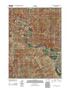 Overland Crossing Wyoming Historical topographic map, 1:24000 scale, 7.5 X 7.5 Minute, Year 2012
