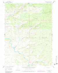 Overlook Hill Wyoming Historical topographic map, 1:24000 scale, 7.5 X 7.5 Minute, Year 1961