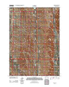 Owens Wyoming Historical topographic map, 1:24000 scale, 7.5 X 7.5 Minute, Year 2012