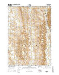 Owens Wyoming Current topographic map, 1:24000 scale, 7.5 X 7.5 Minute, Year 2015