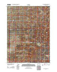 Ox Yoke Springs Wyoming Historical topographic map, 1:24000 scale, 7.5 X 7.5 Minute, Year 2012