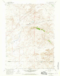Pacific Springs Wyoming Historical topographic map, 1:24000 scale, 7.5 X 7.5 Minute, Year 1958