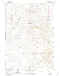 Pacific Springs Wyoming Historical topographic map, 1:24000 scale, 7.5 X 7.5 Minute, Year 1958
