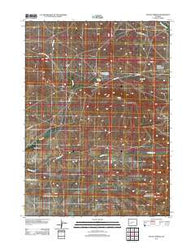 Pacific Springs Wyoming Historical topographic map, 1:24000 scale, 7.5 X 7.5 Minute, Year 2012