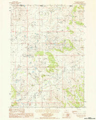 Page Draw Wyoming Historical topographic map, 1:24000 scale, 7.5 X 7.5 Minute, Year 1984
