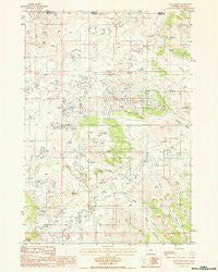Page Draw Wyoming Historical topographic map, 1:24000 scale, 7.5 X 7.5 Minute, Year 1984