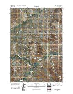 Page Draw Wyoming Historical topographic map, 1:24000 scale, 7.5 X 7.5 Minute, Year 2011