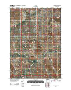 Page Draw Wyoming Historical topographic map, 1:24000 scale, 7.5 X 7.5 Minute, Year 2012