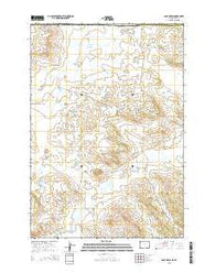 Page Draw Wyoming Current topographic map, 1:24000 scale, 7.5 X 7.5 Minute, Year 2015