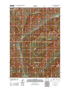 Pahaska Tepee Wyoming Historical topographic map, 1:24000 scale, 7.5 X 7.5 Minute, Year 2012