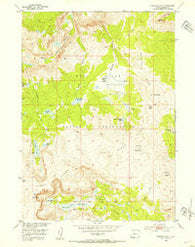 Paradise Basin Wyoming Historical topographic map, 1:24000 scale, 7.5 X 7.5 Minute, Year 1952
