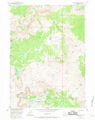 Paradise Basin Wyoming Historical topographic map, 1:24000 scale, 7.5 X 7.5 Minute, Year 1952