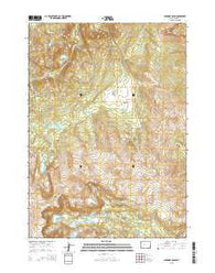 Paradise Basin Wyoming Current topographic map, 1:24000 scale, 7.5 X 7.5 Minute, Year 2015