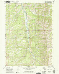 Park Creek Wyoming Historical topographic map, 1:24000 scale, 7.5 X 7.5 Minute, Year 1980