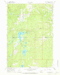 Park Reservoir Wyoming Historical topographic map, 1:24000 scale, 7.5 X 7.5 Minute, Year 1965