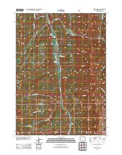 Park Creek Wyoming Historical topographic map, 1:24000 scale, 7.5 X 7.5 Minute, Year 2012