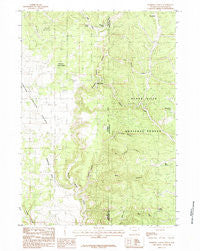 Parmlee Canyon Wyoming Historical topographic map, 1:24000 scale, 7.5 X 7.5 Minute, Year 1984