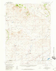 Parting of the Ways Wyoming Historical topographic map, 1:62500 scale, 15 X 15 Minute, Year 1958