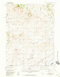 Parting of the Ways Wyoming Historical topographic map, 1:62500 scale, 15 X 15 Minute, Year 1958