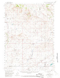 Parting of the Ways Wyoming Historical topographic map, 1:62500 scale, 15 X 15 Minute, Year 1958