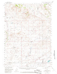 Parting of the Ways Wyoming Historical topographic map, 1:62500 scale, 15 X 15 Minute, Year 1958
