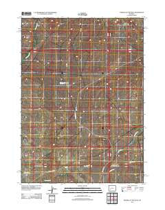 Parting of the Ways Wyoming Historical topographic map, 1:24000 scale, 7.5 X 7.5 Minute, Year 2012