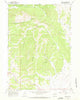Pass Peak Wyoming Historical topographic map, 1:24000 scale, 7.5 X 7.5 Minute, Year 1966