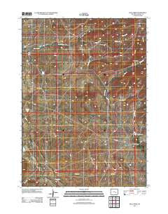 Pass Creek Wyoming Historical topographic map, 1:24000 scale, 7.5 X 7.5 Minute, Year 2012