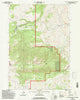 Pat O' Hara Mountain Wyoming Historical topographic map, 1:24000 scale, 7.5 X 7.5 Minute, Year 1991