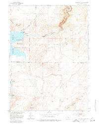 Pathfinder Dam Wyoming Historical topographic map, 1:24000 scale, 7.5 X 7.5 Minute, Year 1951