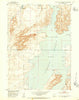 Pathfinder Reservoir NW Wyoming Historical topographic map, 1:24000 scale, 7.5 X 7.5 Minute, Year 1951
