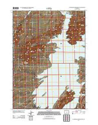 Pathfinder Reservoir NW Wyoming Historical topographic map, 1:24000 scale, 7.5 X 7.5 Minute, Year 2012