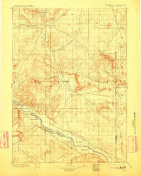 Patrick Wyoming Historical topographic map, 1:125000 scale, 30 X 30 Minute, Year 1896
